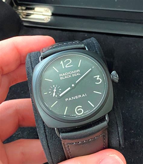 panerai black seal ceramique|radiomir panerai price.